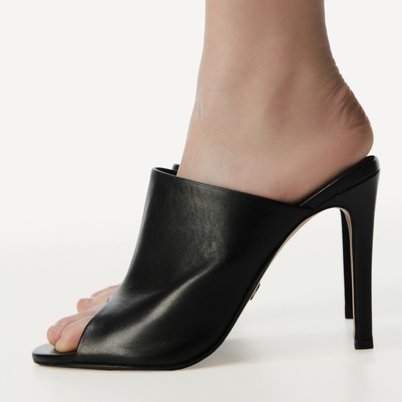 Leather heel mules Zara 7.5 - Picture 5 of 8